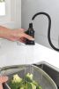 Single Handle High Arc Pull Out Kitchen Faucet,Single Level Stainless Steel Kitchen Sink Faucets with Pull Down Sprayer - as Pic