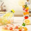 1pc 24 Grids Round Silicone Ice Tray Ice Mold Transparent Ice Cube With Lid Ice Storage Box Ice Tray Tool - Yellow