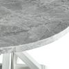 Canova - 5 Piece Dining Set With Round table - Dark Gray - as Pic
