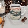 Vintage Japanese Cherry Blossom Art Mug - One Size
