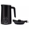 4-in-1 Milk Frother + Steamer - Black - Black