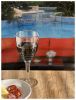 Swirl Plastic Wine Glasses Set of 4 (12oz), BPA Free Acrylic Wine Glass Set, Unbreakable Red Wine Glasses, White Wine Glasses - as Pic