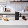 4-in-1 Milk Frother + Steamer - Black - Black