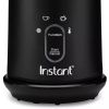 4-in-1 Milk Frother + Steamer - Black - Black