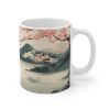 Vintage Japanese Cherry Blossom Art Mug - One Size