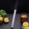 Stainless Steel Lemon Zester & Cheese Grater; Fruit Scraper Planer; Kitchen Gadget - 1pc