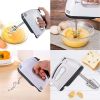 Multifunctional 7 Speed Mini Mixer Electric Food Blender Handheld Mixer Egg Beater Automatic Cream Food Cake Baking Dough Mixer - UK Plug