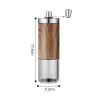 Manual Coffee Grinder Stainless Steel Hand Adjustable Steel Core Burr For Kitchen Portable Coffee Mills Coffee Espresso Press - B
