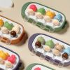 1pc New Ice Cream Ice Cream Mold Household Homemade Food Grade Silicone Popsicle Ice Cream Grinder - Green