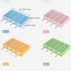 1pc Plastic PP Flat Lying Multi-layer Stacking With Dust-proof Cover; Ice Cream Mold; Homemade Ice Cream Mold - Blue