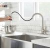 Pull Down Kitchen Faucet with Sprayer Stainless Steel Brushed Nickel - as Pic