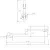 Pot Filler Faucet Wall Mount - as Pic