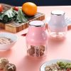 1pc Household Small Electric Garlic Masher; Garlic Chopper; Wireless Vegetable Mincer; Portable Mini Food Processor; Kitchen Gadgets - White