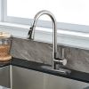 Pull Down Kitchen Faucet with Sprayer Stainless Steel Brushed Nickel - as Pic