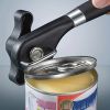 1pc Quick and Easy Stainless Steel Can Opener - Multifunctional Kitchen Gadget for Effortless Opening of Cans - Black