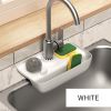 1pc Splash Guard For Sink Faucet; 10.63"x5.51"; Faucet Drain Rack; Super Absorbent Fast Drying Mat Sink Gadgets; Drip Catcher For Kitchen - Green
