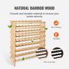 VEVOR 72 Bottle Stackable Modular Wine Rack Bamboo Wood Display Shelf 8-Tier - Default