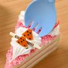 Disposable Plastic Spoons Forks For Cake,  Ice Cream , Salad Fruit Dessert Soup  - 100pcs Black