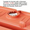 1pc Splash Guard For Sink Faucet; 10.63"x5.51"; Faucet Drain Rack; Super Absorbent Fast Drying Mat Sink Gadgets; Drip Catcher For Kitchen - Green