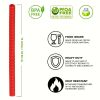 1pc Silicone Oven Rack Protectors Cutable Heat Insulation Strip Oven Anti-Scald Rack Protect Against Burns And Scars - Grey One