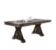 Adrian - 7 Piece Dining Set - Dark Brown - as Pic