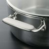 Tri-Ply Clad 6 Qt Covered Stainless Steel Deep Saut√© Pan - Tramontina