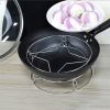 1pc Stainless Steel Kitchen Pot Holder; Steam Pot Holder; Heat Insulation Pad; Anti-scalding Rack - 1 Piece