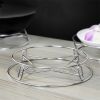 1pc Stainless Steel Kitchen Pot Holder; Steam Pot Holder; Heat Insulation Pad; Anti-scalding Rack - 1 Piece