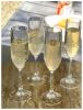 Tritan Lexington Plastic Champagne Flutes Set of 4 (6oz), Unbreakable Mimosa Glasses Plastic Champagne Glasses, Wedding Champagne Flutes - as Pic