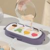 1pc New Ice Cream Ice Cream Mold Household Homemade Food Grade Silicone Popsicle Ice Cream Grinder - Green