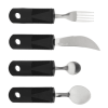 Parkinsons Utensils, Weighted Utensils 4 Pieces Weighted Design For Elderly - Cergrey