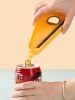 Multifunctional Bottle Cap Opener Tin Opener Lid Opener Can Openers Bottle Cap Opener Beer Screwdriver Universal Bottle Opener - Yellow