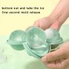Create Perfectly Round Ice Cubes for Your Cocktails and Whiskey with this Large Silicone Ice Cube Tray! - 4 ice hockey with funnel - pink