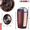 5 Core Coffee Grinder ‚ 85 Gram Or 3 Ounces / 12 Cup Capacity ‚ One-Touch Automatic Electric Bean Spice Grinding Machine ‚ 150W Copper Motor