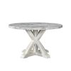 Canova - 5 Piece Dining Set With Round table - Dark Gray - as Pic