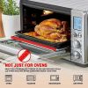 1pc Silicone Oven Rack Protectors Cutable Heat Insulation Strip Oven Anti-Scald Rack Protect Against Burns And Scars - Red One
