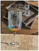 Rainbow Diamond Plastic Wine Glasses Set of 4 (16oz), BPA Free Acrylic Wine Glass Set, Unbreakable Red Wine Glasses, White Wine Glasses - as Pic