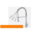 Single Handle Pull Down Sprayer Kitchen Sink Faucet - as Pic