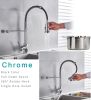 Single Handle Pull Down Sprayer Kitchen Sink Faucet - as Pic