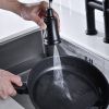 Bridge Kitchen Faucet with Pull-Down Sprayhead in Spot - as Pic