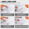 Pull Out Cabinet Organizer, Heavy Duty Slide Out Pantry Shelves, Chrome-Plated Steel Roll Out Drawers