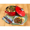 5qt Cast Aluminum Dutch Oven - Red - Red