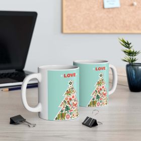 Christmas Tree with Love Ceramic Mug 11oz - One Size
