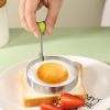 1pc Stainless Steel Fried Egg Pancake Shaper Omelette Mould - Circular