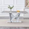 Table and chair set: 1 table VV +8 grey 001 chairs. - as Pic