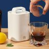 1pc RYBACK Ice Cube Mold; Transparent Large Single Ice Ball; Brandy Whiskey Ice Ball Mold; Food Grade Household Ice Tray - Transparent Large Ice Hocke