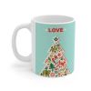 Christmas Tree with Love Ceramic Mug 11oz - One Size