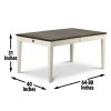 Cayla - 7 Piece Dining Set - Dark Brown - as Pic