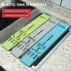 1pc Adjustable Over Sink Sharpening Stone Base Holder Retractable Non-slip Whetstone Grinding For Knife Sink Bridge Fits Kitchen - Gray A