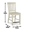 Cayla - 9 Piece Counter Height Dining Set - White - as Pic